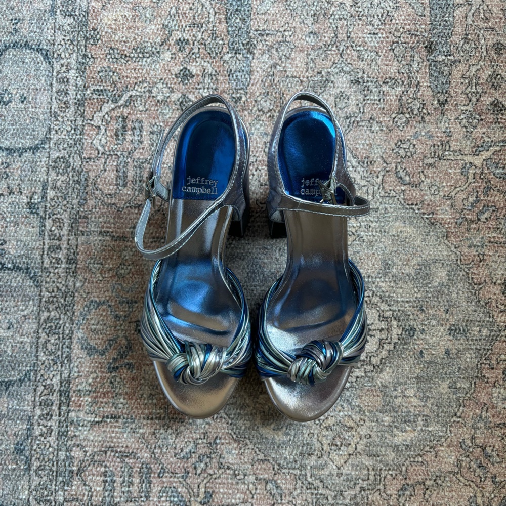 Jeffrey Campbell Metallic Platform Pumps
